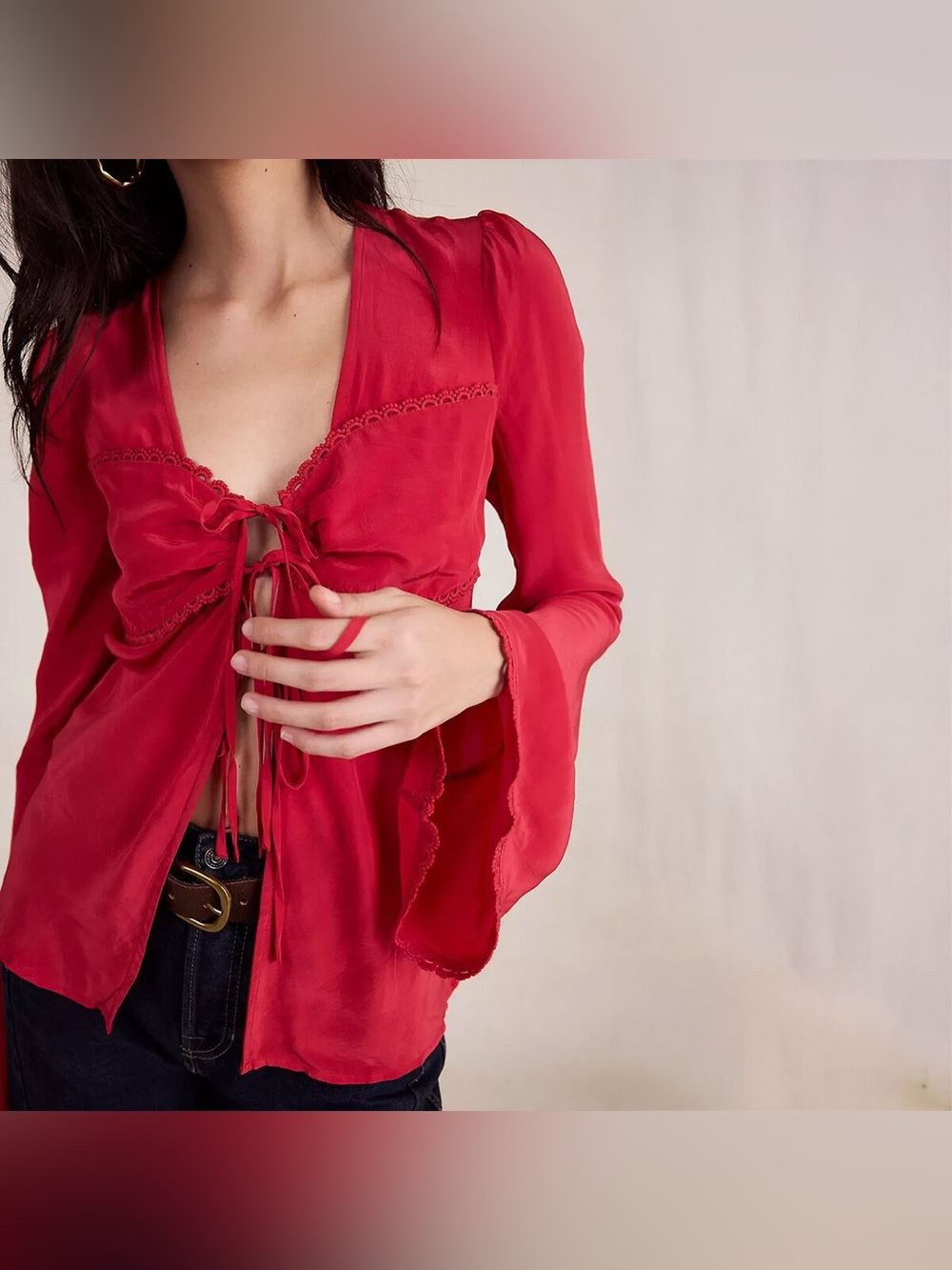Free People Bali Ariel Top (SMALL / PTP: 18” flat)($128)